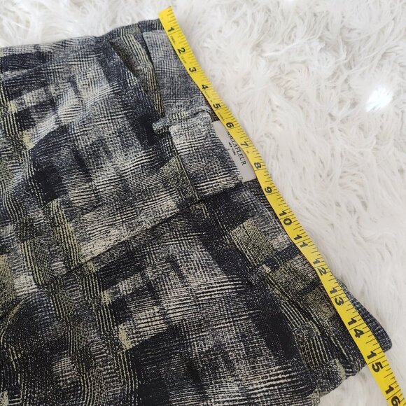 MM Lafleur Condesa Chino Pants sz 0 Jacquard Ankle Abstract Slim Dressy Stretchy - Picture 8 of 16